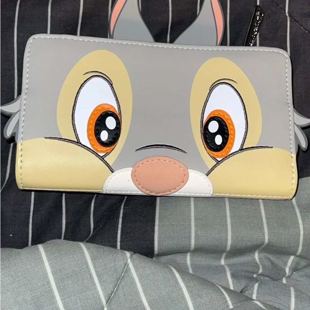 Loungefly Disney Thumper Gray and Cream Wallet - Picture 1 of 3